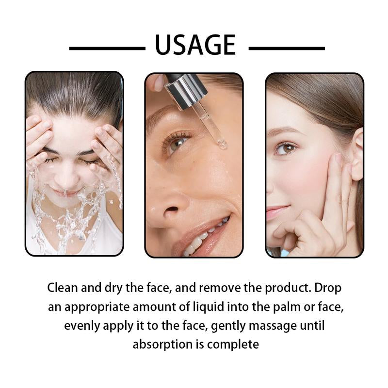 【Natural Ingredients】Yikavo FACIAL ESSENCE NOURISHING SKINCARE SET Natural Moisturizing Skin Care Improves Wrinkles, Moisturizes and Enhances the Skin'S Ability to Retain Moisture for Long-Lasting Hydration Skin Is Revitalized Home in the Bedroom