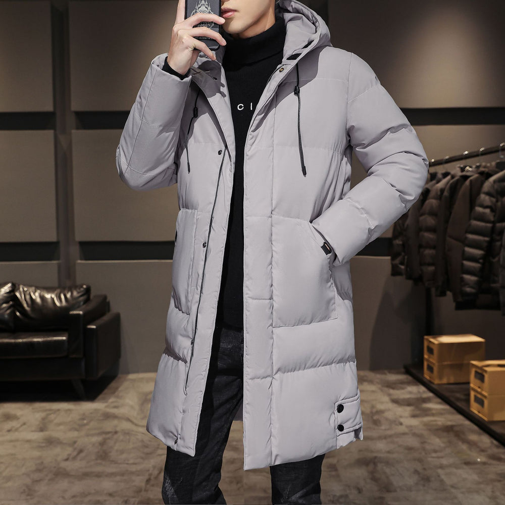 Fashionable And Handsome Thickened Work Clothes Cotton Coat Winter Clothing Down Men