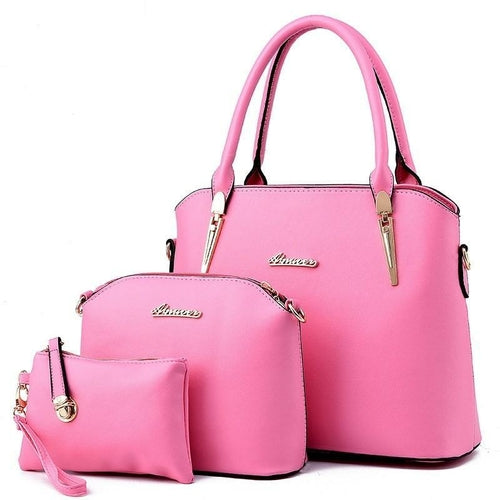 Casual Fashion Three-Piece Handbag For Women