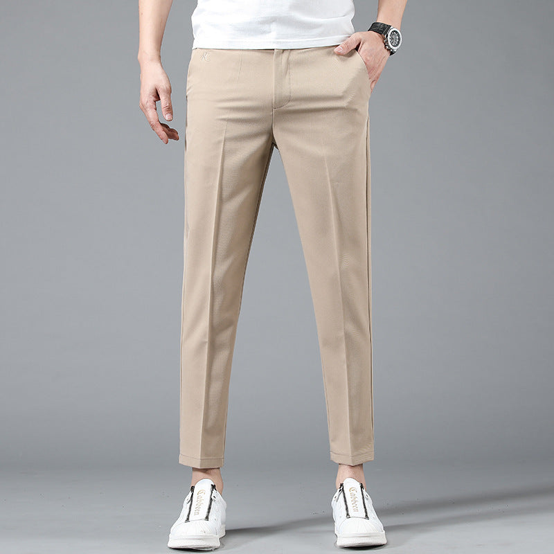 Ice Silk Stretch Trousers