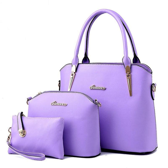 Casual Fashion Three-Piece Handbag For Women