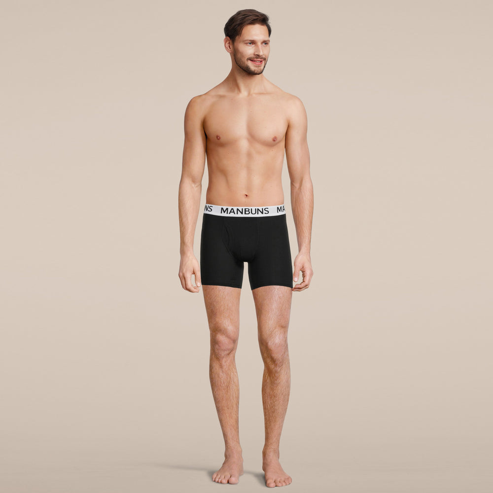 Men's Classic Black Boxer Brief Underwear