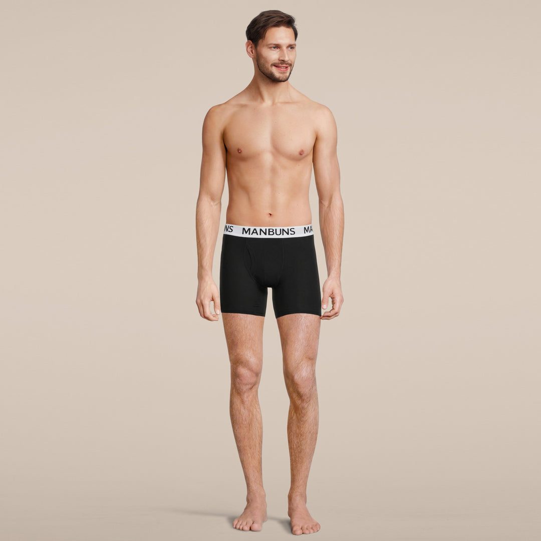 Men's Classic Black Boxer Brief Underwear