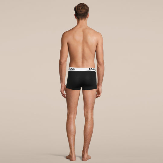 Men's Classic Black Boxer Trunk Underwear