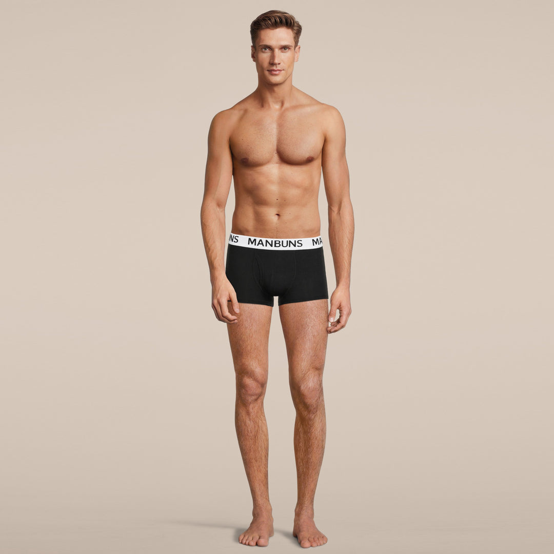 Men's Classic Black Boxer Trunk Underwear