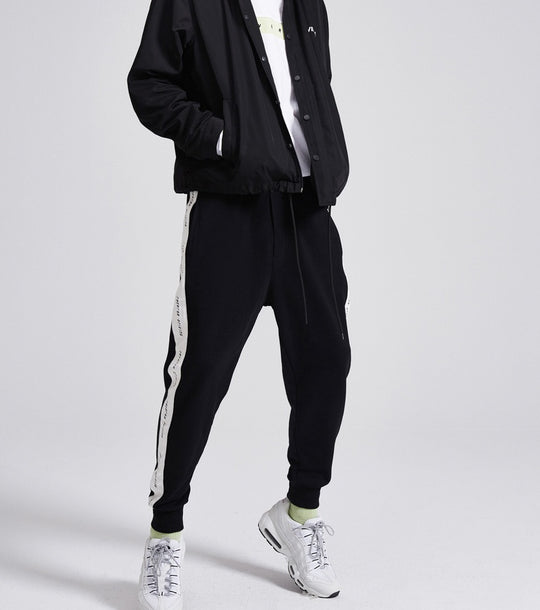 Men Beam Feet Velvet Pants