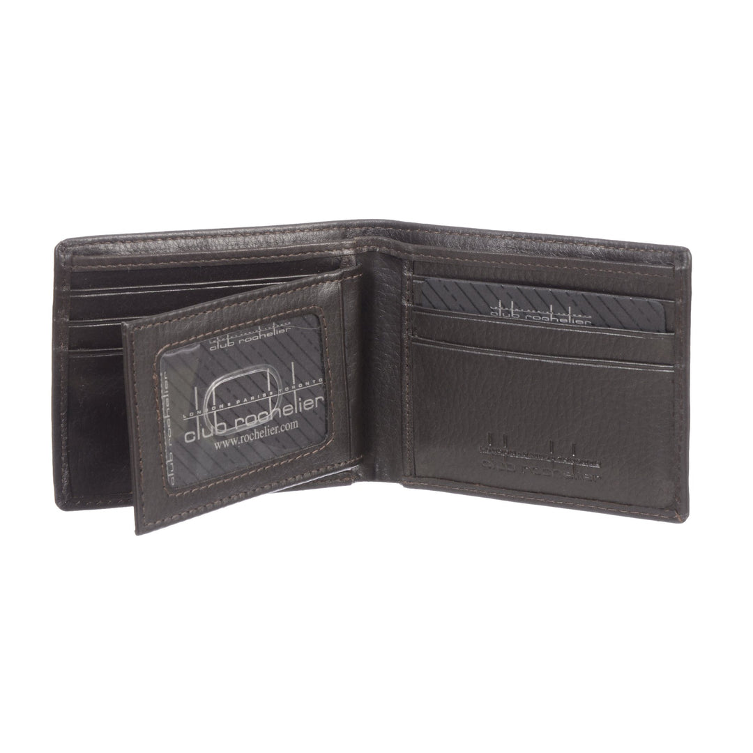 Men's Leather Slim Fold Wallet