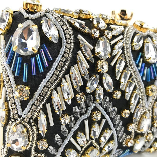 Clutch handbag Luxury Diamond Rhinestone Clutch Bags Exquisite Female